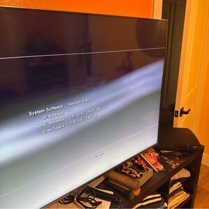 Sony PS3 PlayStation 3 Slim CECH-3001A Console Only Black NO CONTROLLER AND HDMI